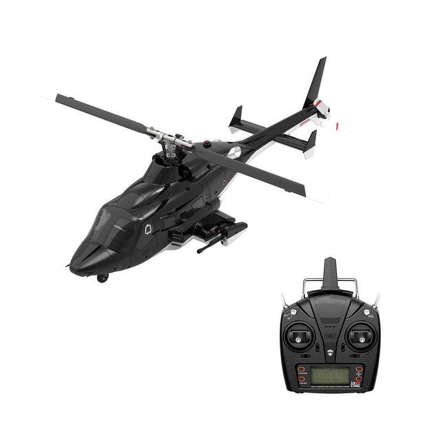 YUXIANG F02-V 1/27 6CH 2.4GHz フライバーレス 6G/3D RCヘリコプター RTF版（LEDライト・ブラシレスモーター・ジャイロ安定｜モード1/2切替可）