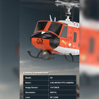 YU XIANG F07H UH-1ヘリ｜1/34スケール 8CHブラシレス直駆動 GPS・光学測位 6Gフライバーレス 多機能スマート飛行 RTF |RTRHOBBYJP