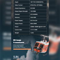 YU XIANG F07H UH-1ヘリ｜1/34スケール 8CHブラシレス直駆動 GPS・光学測位 6Gフライバーレス 多機能スマート飛行 RTF |RTRHOBBYJP
