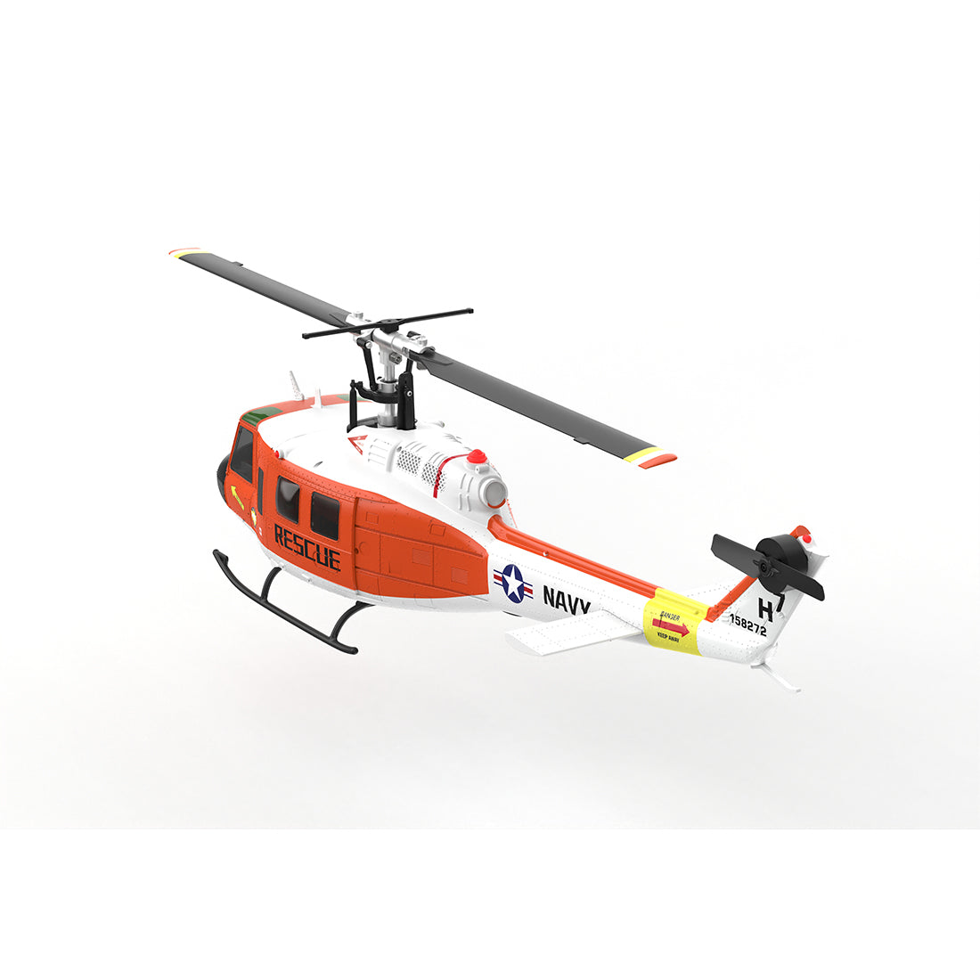 YU XIANG F07H UH-1 ヒューイ 1/34 RCヘリ GPS搭載 RTF SAR塗装 | 技適番号：【219-239056】