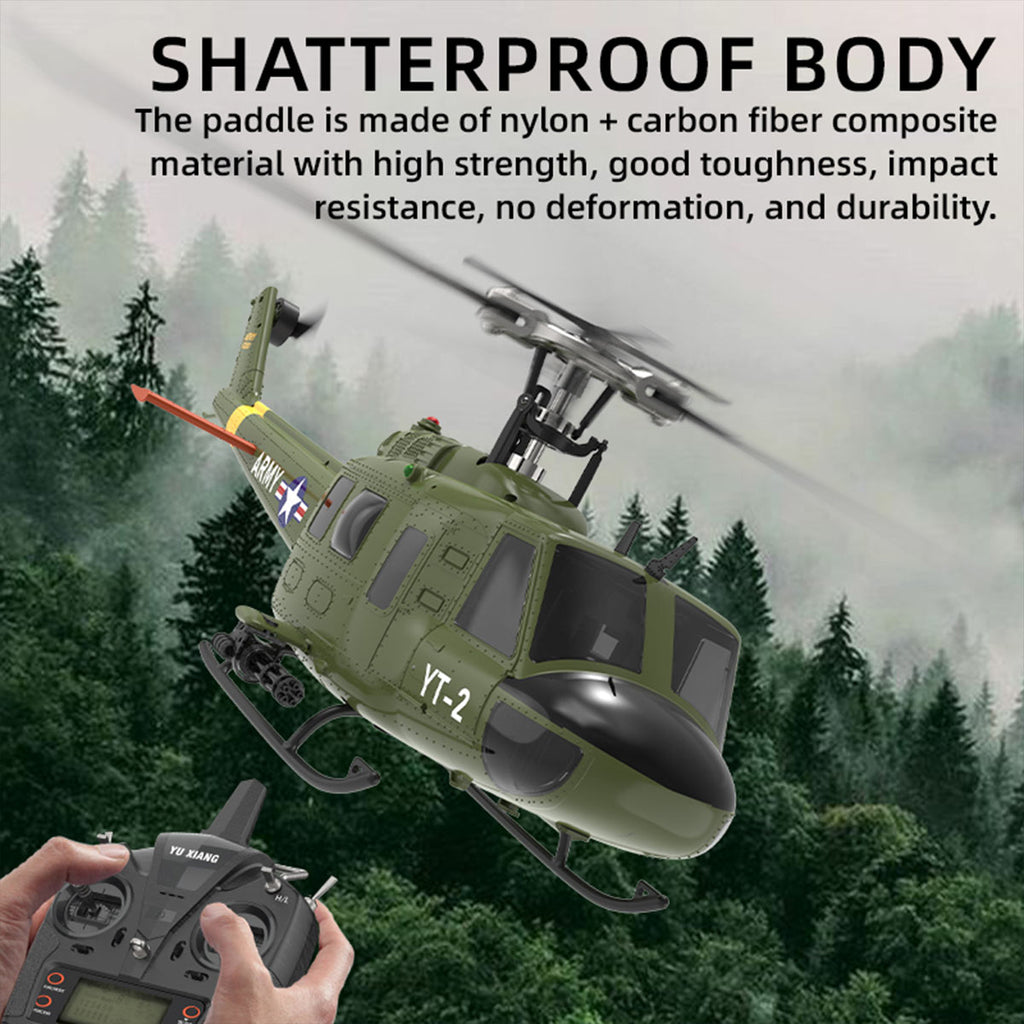 YU XIANG F07-V UH-1ヒューイ 1/34 RCヘリ RTF | 技適番号：【219-239056】