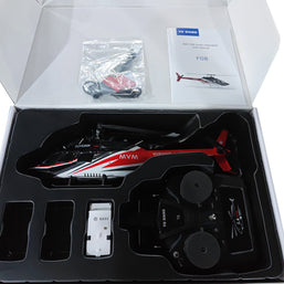 YU XIANG F08 Bell 206 1/27 Scale RC Helicopter, 6-Channel Brushless Direct Drive, 6G Bladeless, Optical Flow Positioning, Mode 1/2 Switching, RTF Version