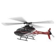 YU XIANG F08 Bell 206 1/27 Scale RC Helicopter, 6-Channel Brushless Direct Drive, 6G Bladeless, Optical Flow Positioning, Mode 1/2 Switching, RTF Version