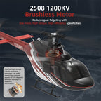 YU XIANG F08 Bell206 1/27 6CHブラシレスフライバーレス RCヘリ RTF | 技適番号：【219-239056】