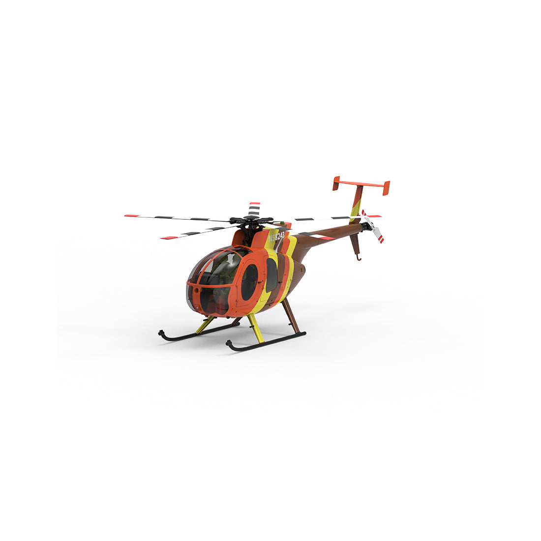 YU XIANG F118S MH-6 1/16 RC 軍用ヘリコプター Mode1/Mode2 切替 RTF | 技適番号：【219-239056】