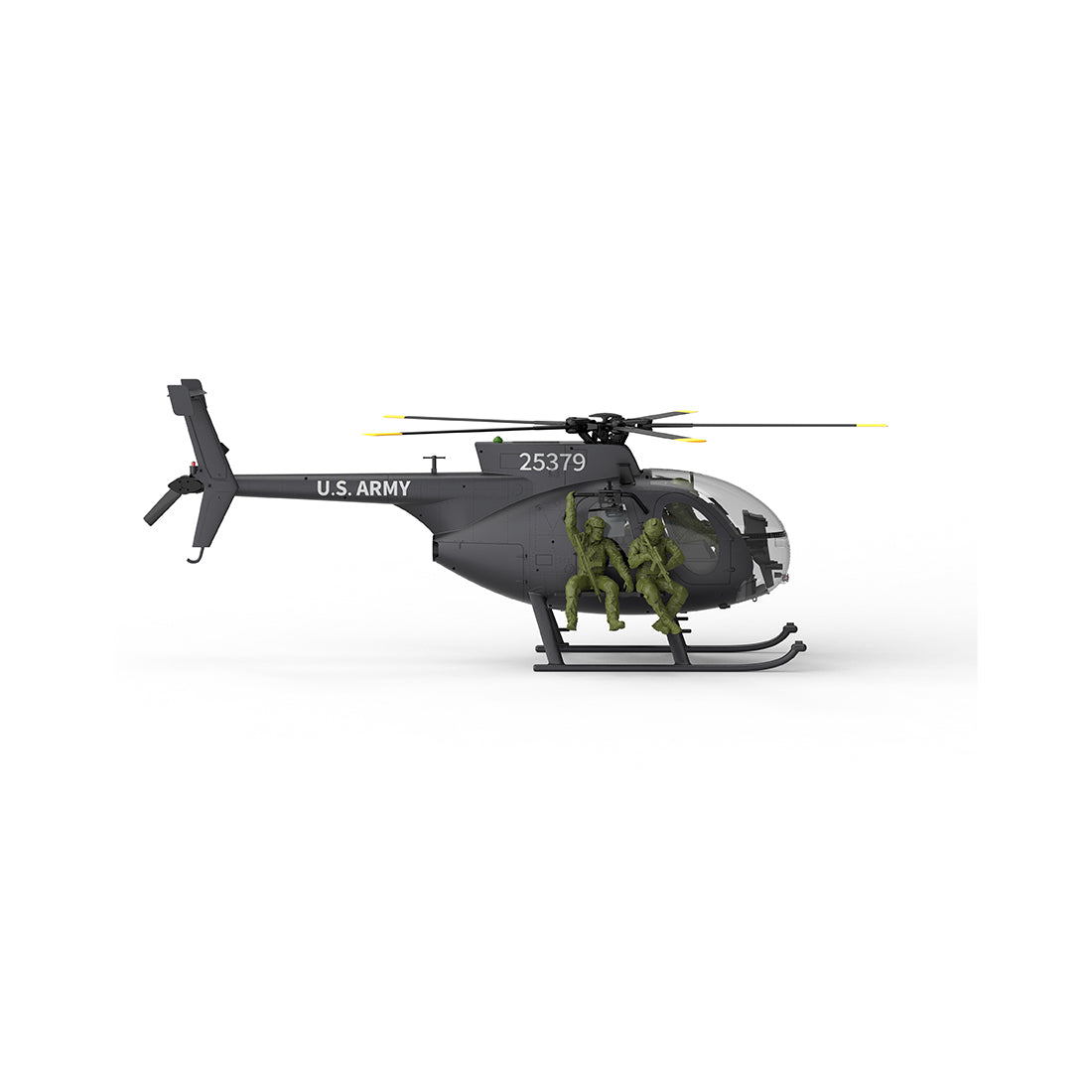 YU XIANG F118S MH-6 1/16 RC 軍用ヘリコプター Mode1/Mode2 切替 RTF | 技適番号：【219-239056】