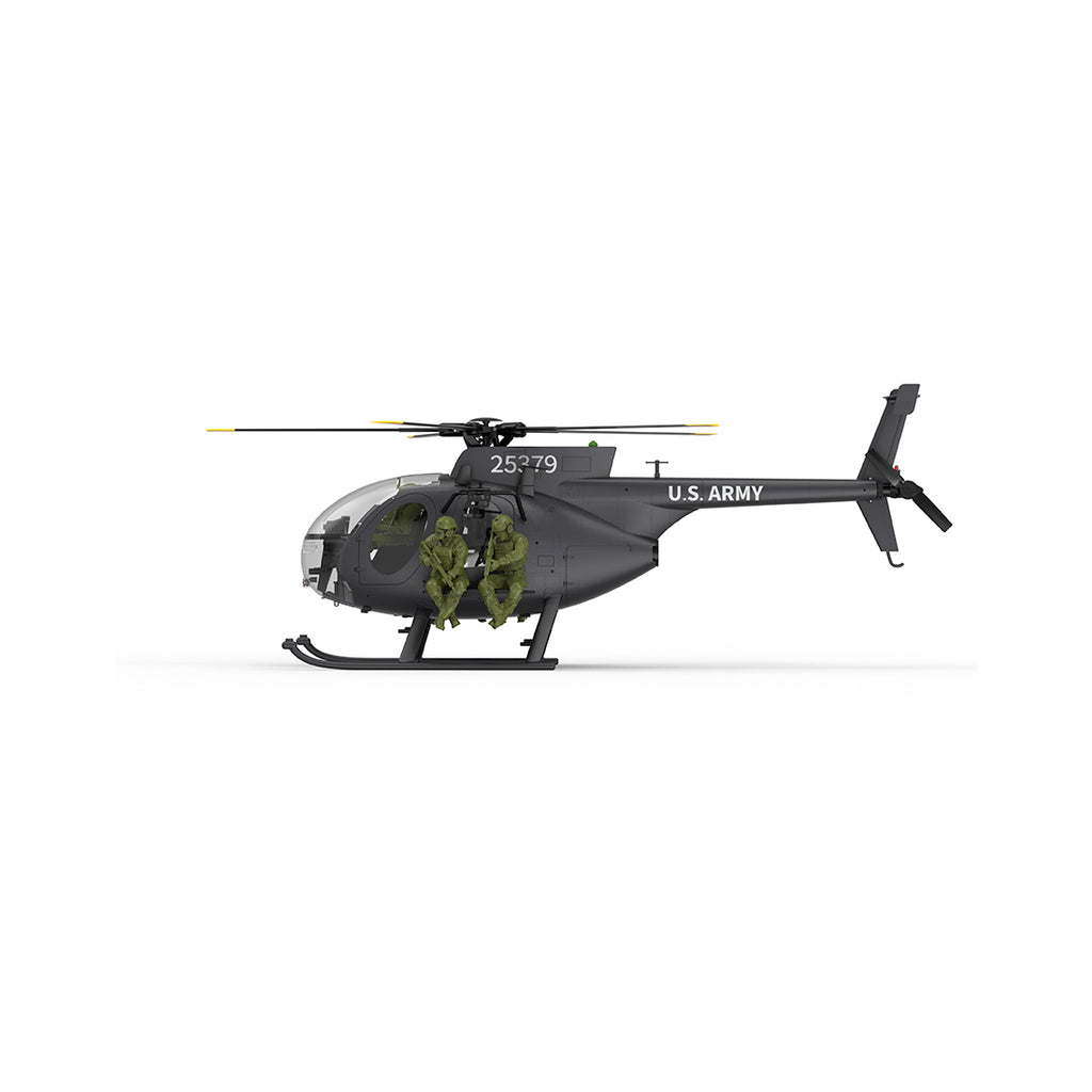 YU XIANG F118S MH-6 1/16 RC 軍用ヘリコプター Mode1/Mode2 切替 RTF | 技適番号：【219-239056】