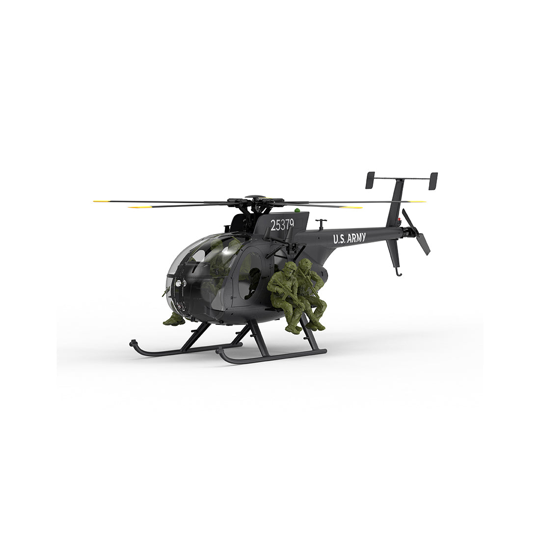YU XIANG F118S MH-6 1/16 RC 軍用ヘリコプター Mode1/Mode2 切替 RTF | 技適番号：【219-239056】