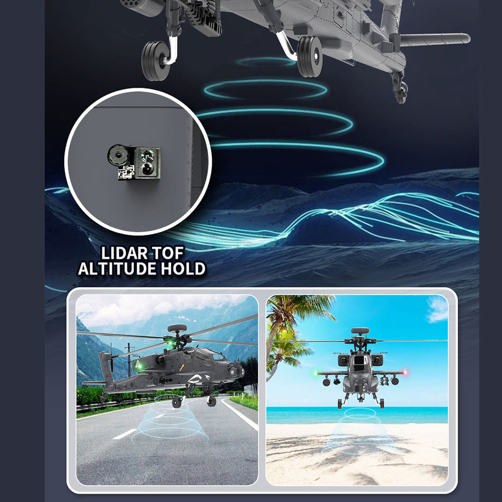 YU XIANG F11-S 1/32 6CHブラシレスフライバーレス 6G/3Dスタント GPS搭載 RCヘリ RTF | 技適番号：【219-239056】