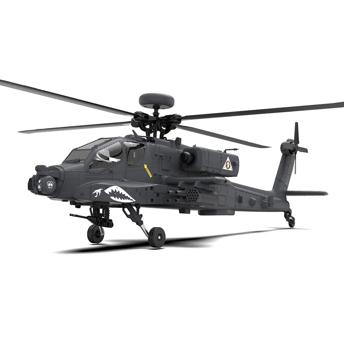 YU XIANG F11-S AH64 1/32 スケール RC ヘリコプター GPS 搭載 6CH 6G/3D スタント 同軸共駆 無ブレード アパッチ RTF スマート版