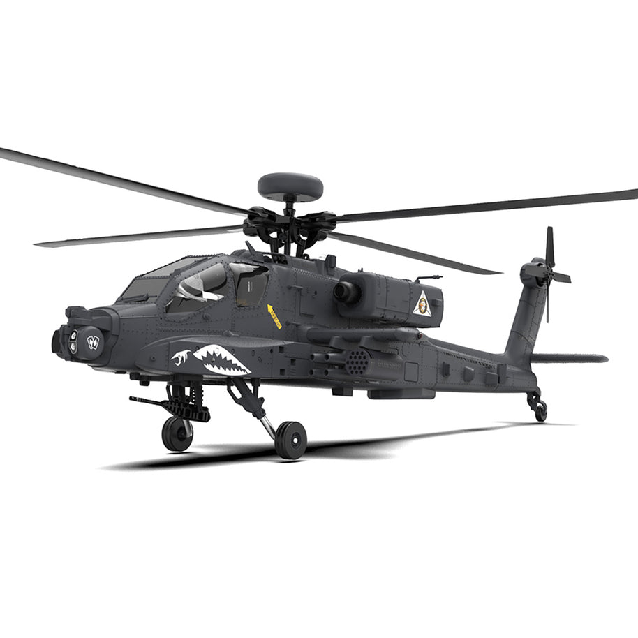 YU XIANG F11-S AH64 1/32 スケール RC ヘリコプター GPS 搭載 6CH 6G/3D スタント 同軸共駆 無ブレード アパッチ RTF スマート版