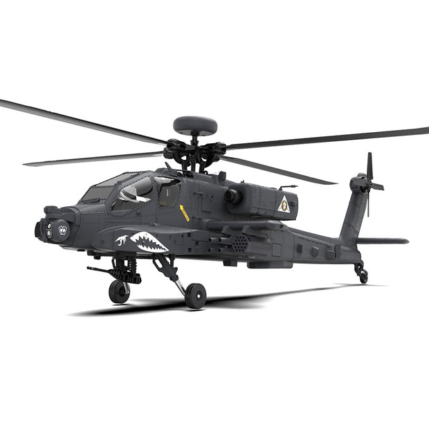 YU XIANG F11-S AH64 1/32 スケール RC ヘリコプター GPS 搭載 6CH 6G/3D スタント 同軸共駆 無ブレード アパッチ RTF スマート版