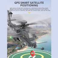 YU XIANG F11-S AH64 1/32 スケール RC ヘリコプター GPS 搭載 6CH 6G/3D スタント 同軸共駆 無ブレード アパッチ RTF スマート版