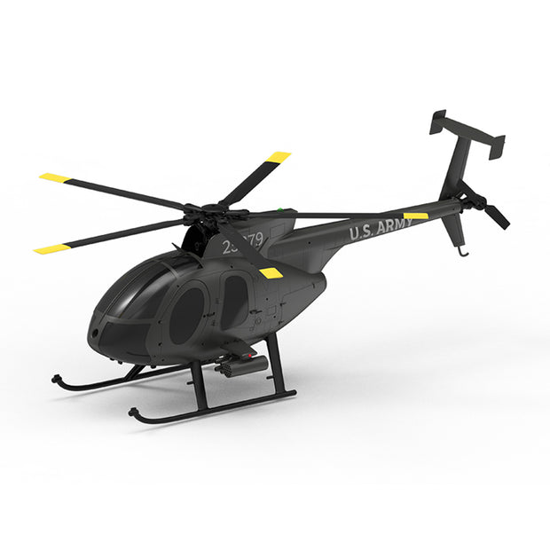 YU XIANG F119S MD500 1/16スケール RCリトルバード軍用ヘリコプター RTF版 2.4G 9CH 6G/3D切替 開閉可能コックピット