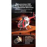 YU XIANG F119S MD500 250 クラス RC ヘリコプター 2.4G 1:16 9 CH 6G/3D モード切替・コックピット開閉式 RTF バージョン