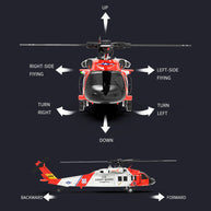 YUXIANG YXZNRC F09-S 1/47 2.4G 6CH ブラシレス直駆 RCヘリコプターモデル（RTF版）