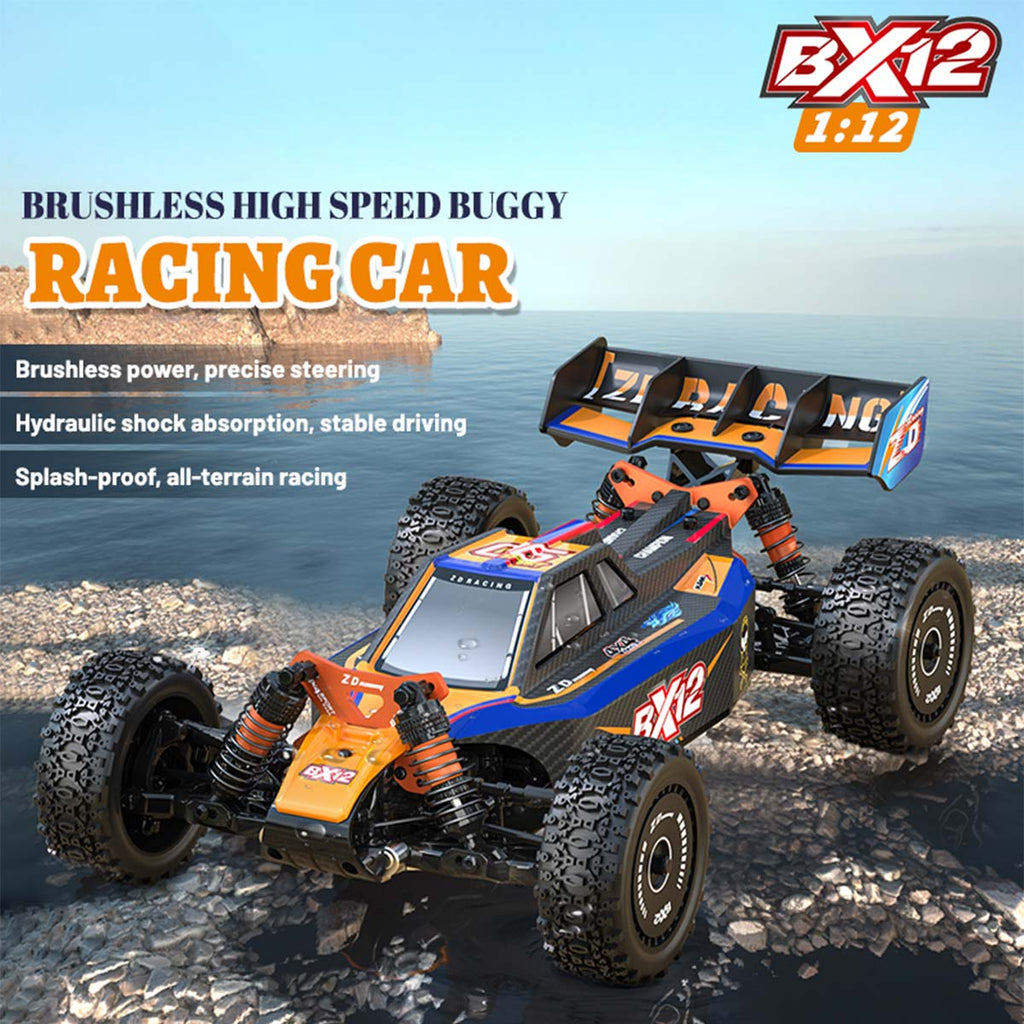 ZD Racing BX-12 1/12スケール 2.4G RC 4WDブラシレス高速オフロードカーモデル アルミニウムシャーシ（RTRバージョン）