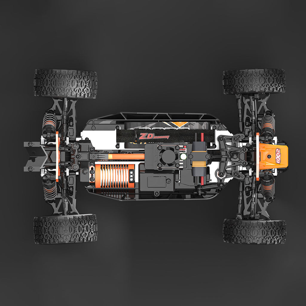 ZD Racing BX-12 1/12スケール 2.4G RC 4WDブラシレス高速オフロードカーモデル アルミニウムシャーシ（RTRバージョン）