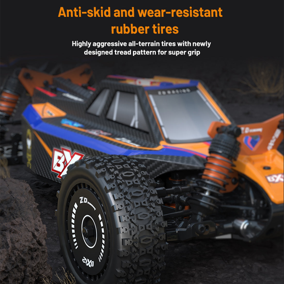 ZD Racing BX-12 1/12スケール ブラシレスRCオフロードカー 3Sバッテリー対応