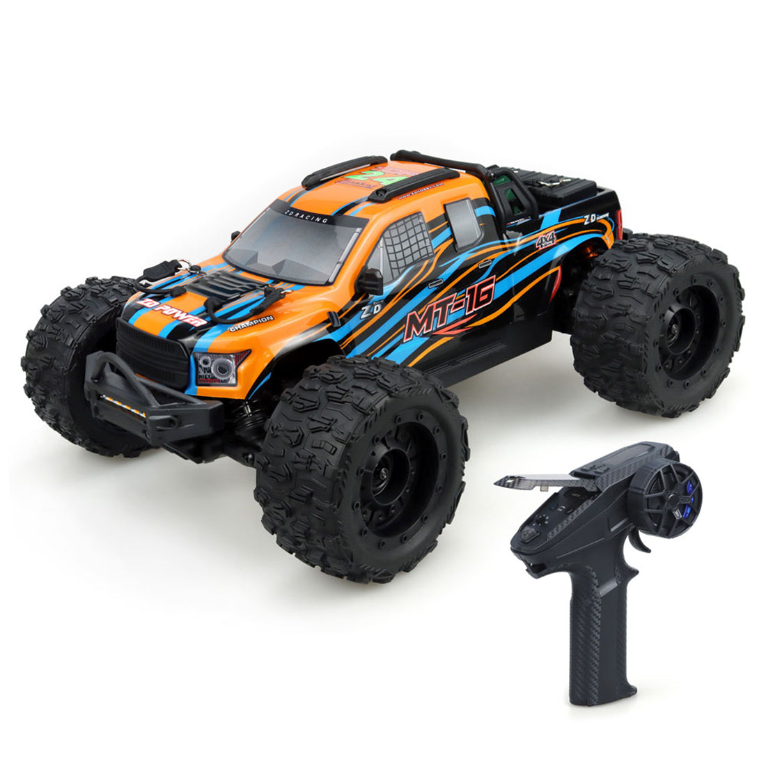 ZD Racing MT-16 1/16スケール ブラシレスRCトラック 3Sバッテリー対応