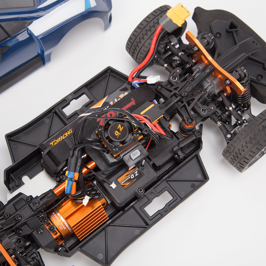 ZD Racing RX12 1/12 4WDブラシレスラリーカー  55-60km/h 2.4Gプロポーショナル制御 MINI RC