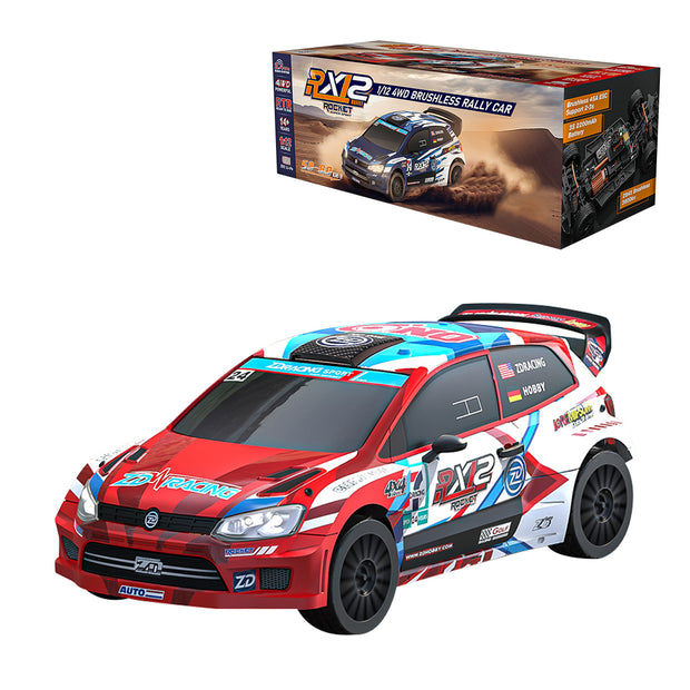 ZD Racing RX12 1/12 4WDブラシレスラリーカー  55-60km/h 2.4Gプロポーショナル制御 MINI RC