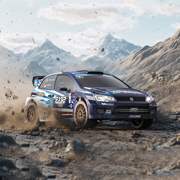 ZD Racing RX12 1/12 4WDブラシレスラリーカー  55-60km/h 2.4Gプロポーショナル制御 MINI RC